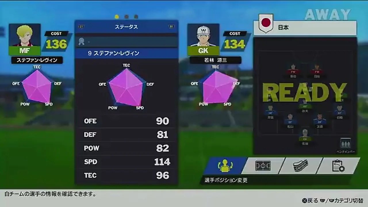レヴィンゾーン発動中にレヴィンのSPDが88から114へ上がった画面