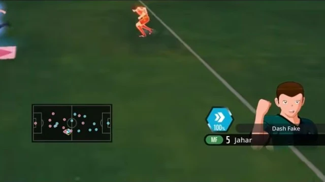 WORLD FIGHTERS先行プレイでJaharのDash Fakeと100パーセントゲージが同時表示された画面
