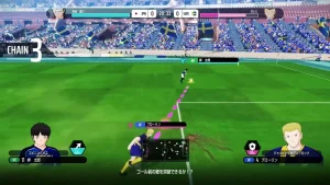 WORLD FIGHTERSストーリーモード日本対スウェーデンの実機画面