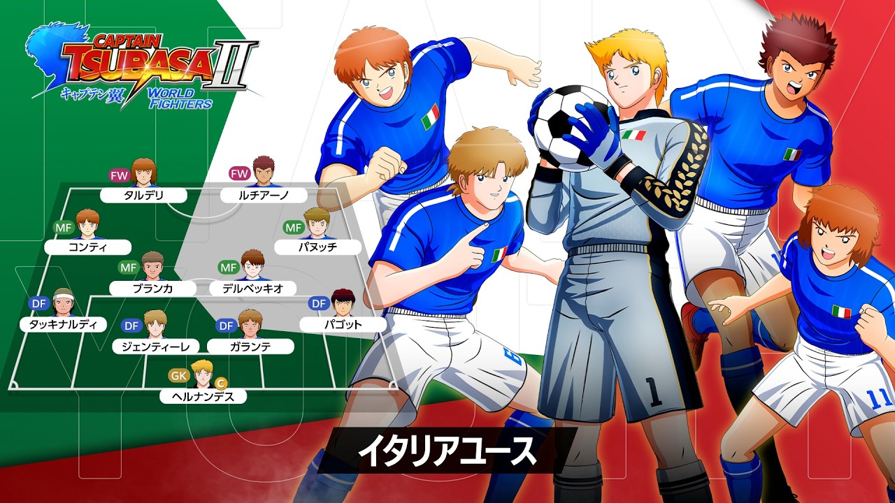 WORLD FIGHTERS イタリアユース公式トレーラー解説｜ヘルナンデス・ジェンティーレと4-4-2